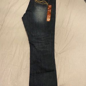 Cowgirl Tuff Co. jeans style western edge dark